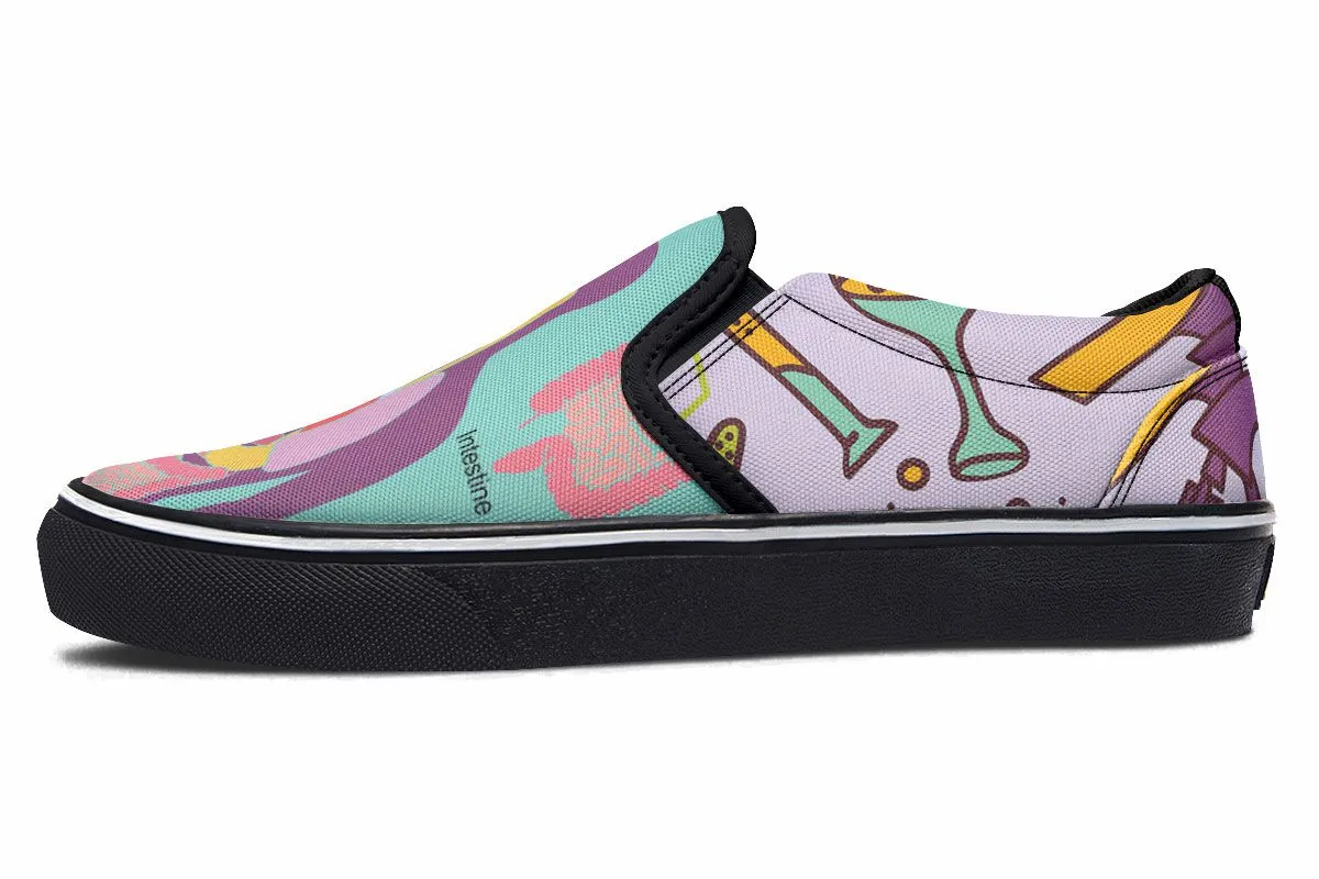 Human Organs Diagram Slip-On Shoes