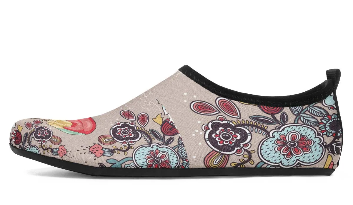 Human Skull Diagram Aqua Barefoot Shoes