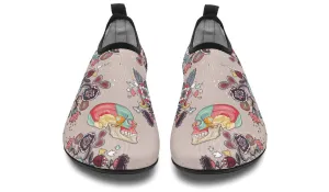 Human Skull Diagram Aqua Barefoot Shoes