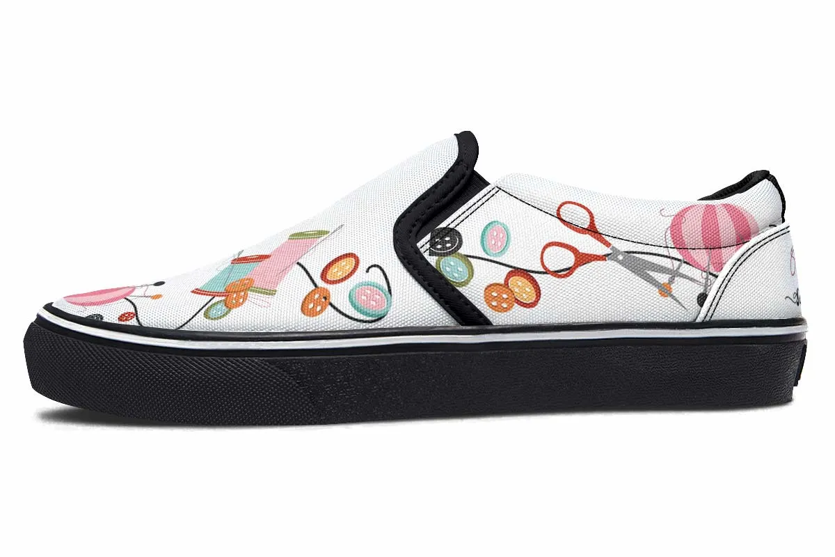 I Heart Sewing Slip-On Shoes