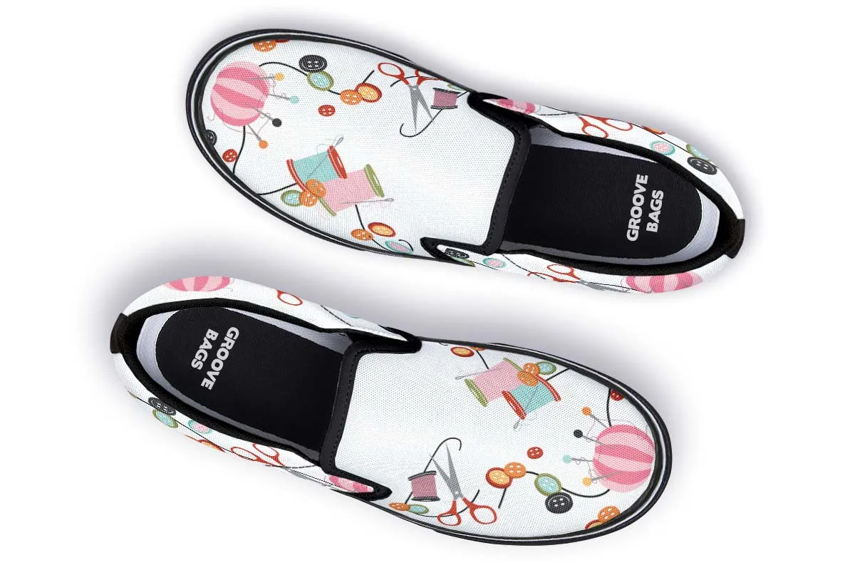 I Heart Sewing Slip-On Shoes
