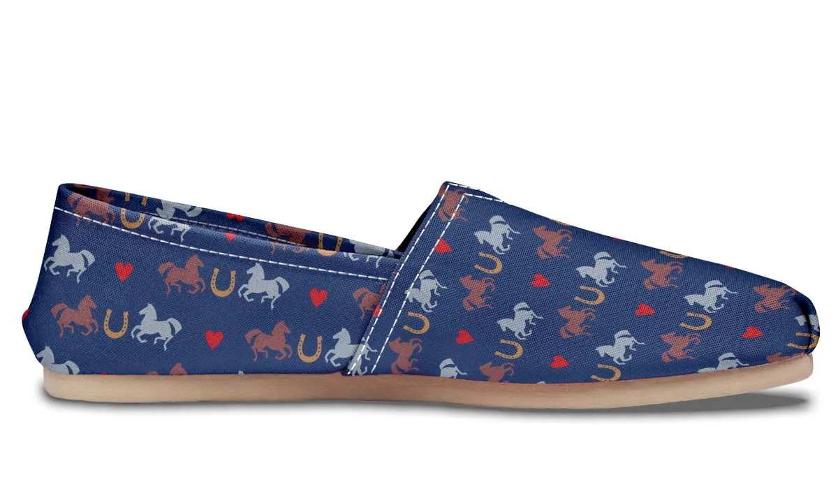 I Love Horse Racing Casual Shoes
