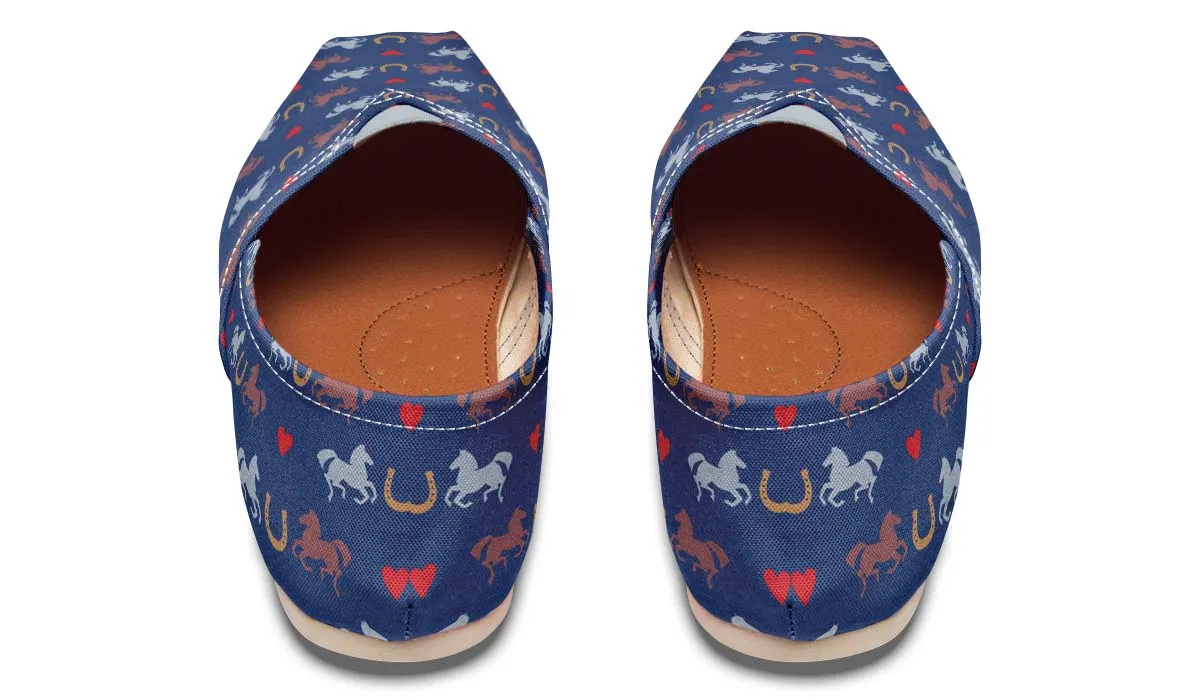 I Love Horse Racing Casual Shoes