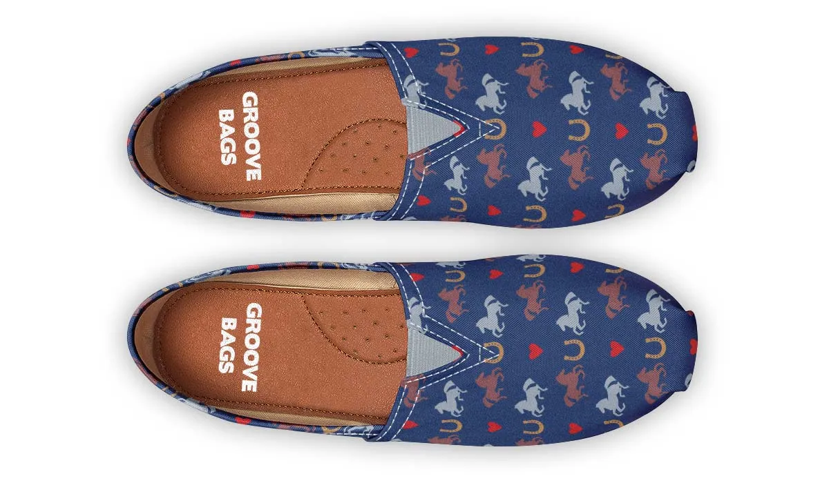 I Love Horse Racing Casual Shoes