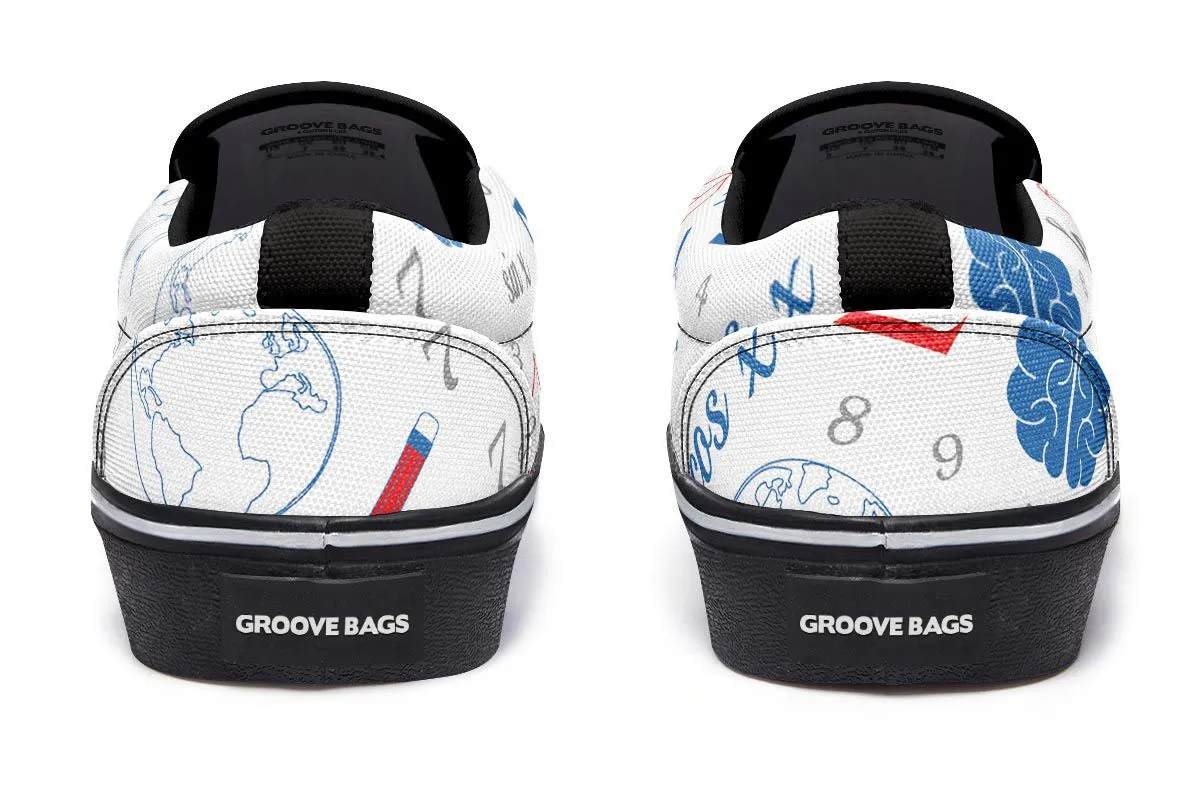 I Love Math Slip-On Shoes