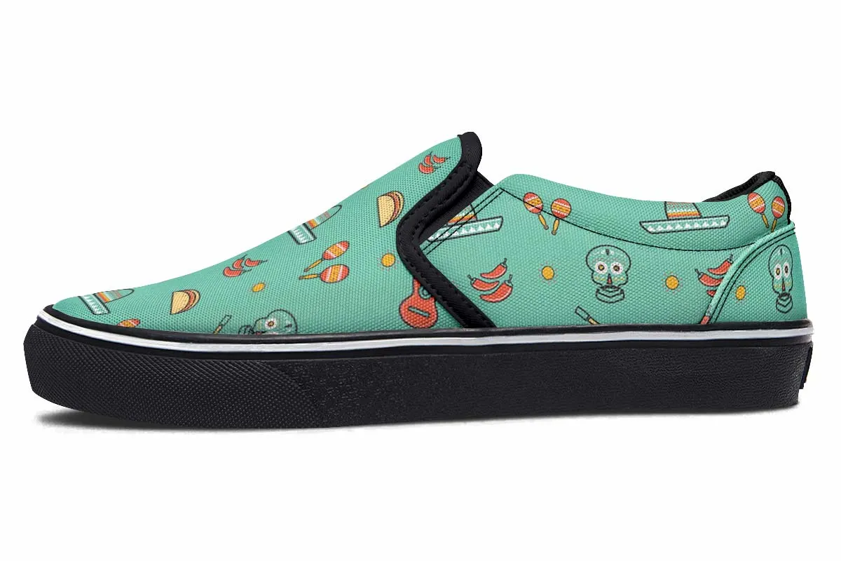I Love Mexico Slip-On Shoes