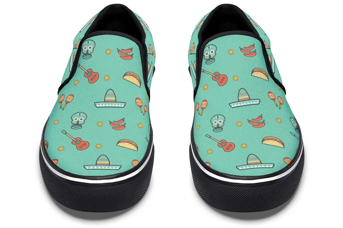 I Love Mexico Slip-On Shoes