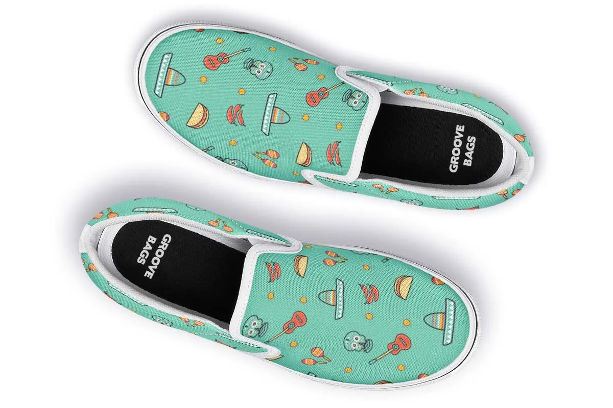 I Love Mexico Slip-On Shoes