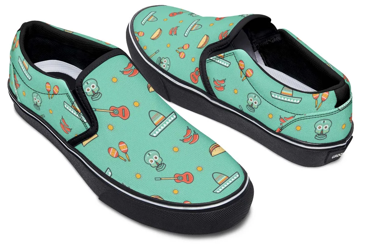 I Love Mexico Slip-On Shoes