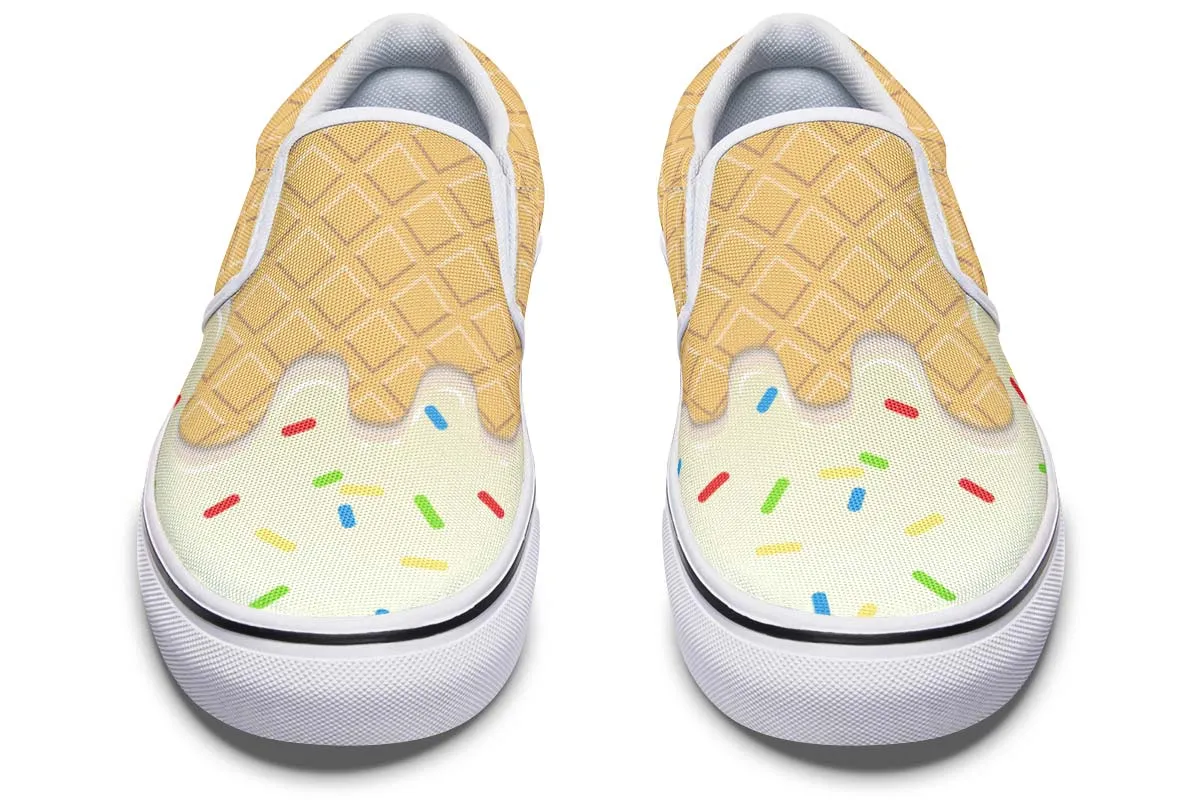 Ice Cream Cone Slip-On Shoes