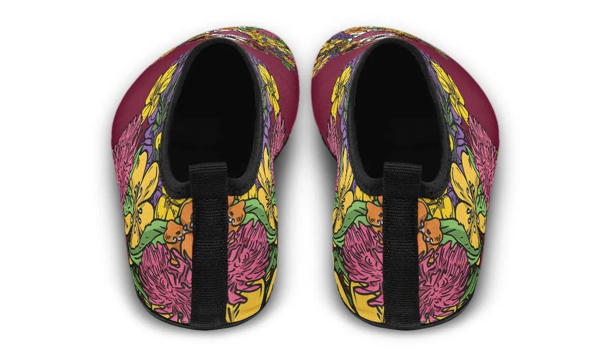 Illustrated Beagle Aqua Barefoot Shoes