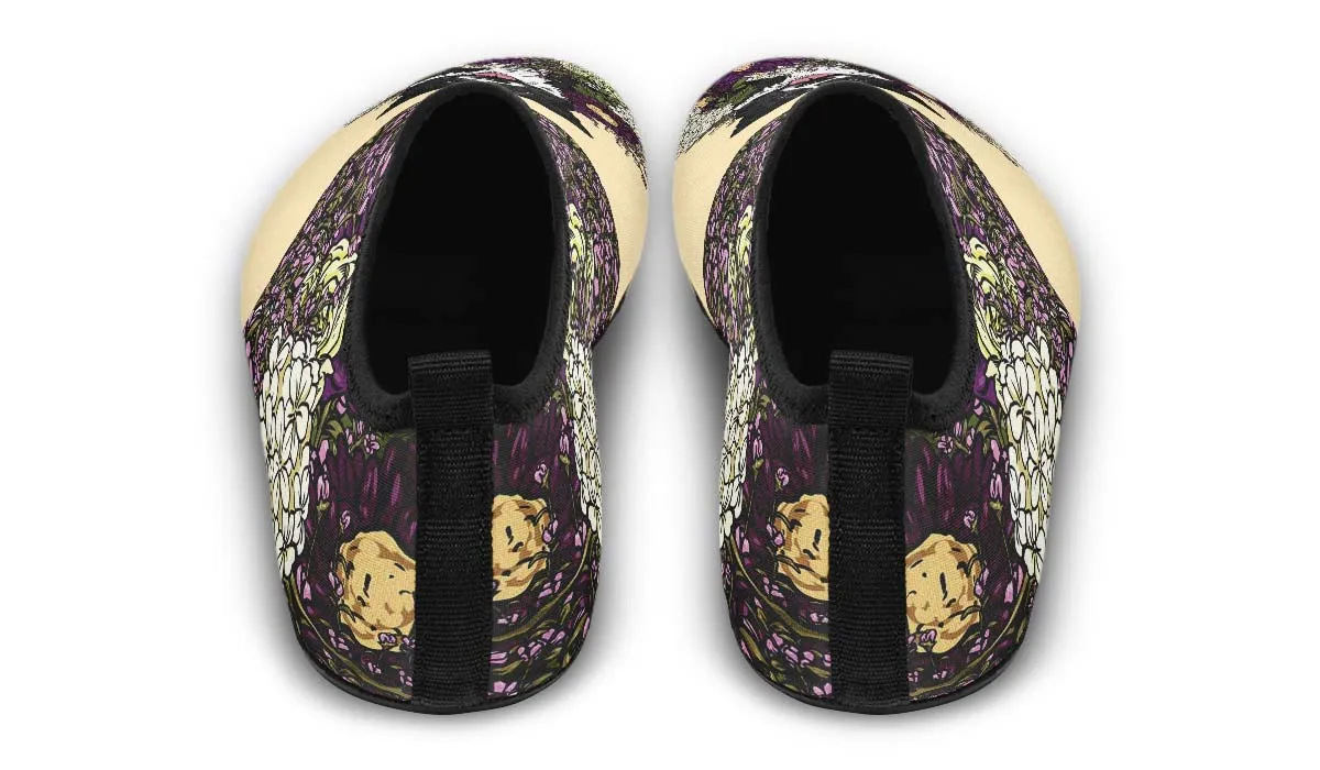 Illustrated Border Collie Aqua Barefoot Shoes