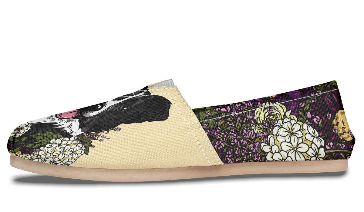 Illustrated Border Collie Casual Shoes