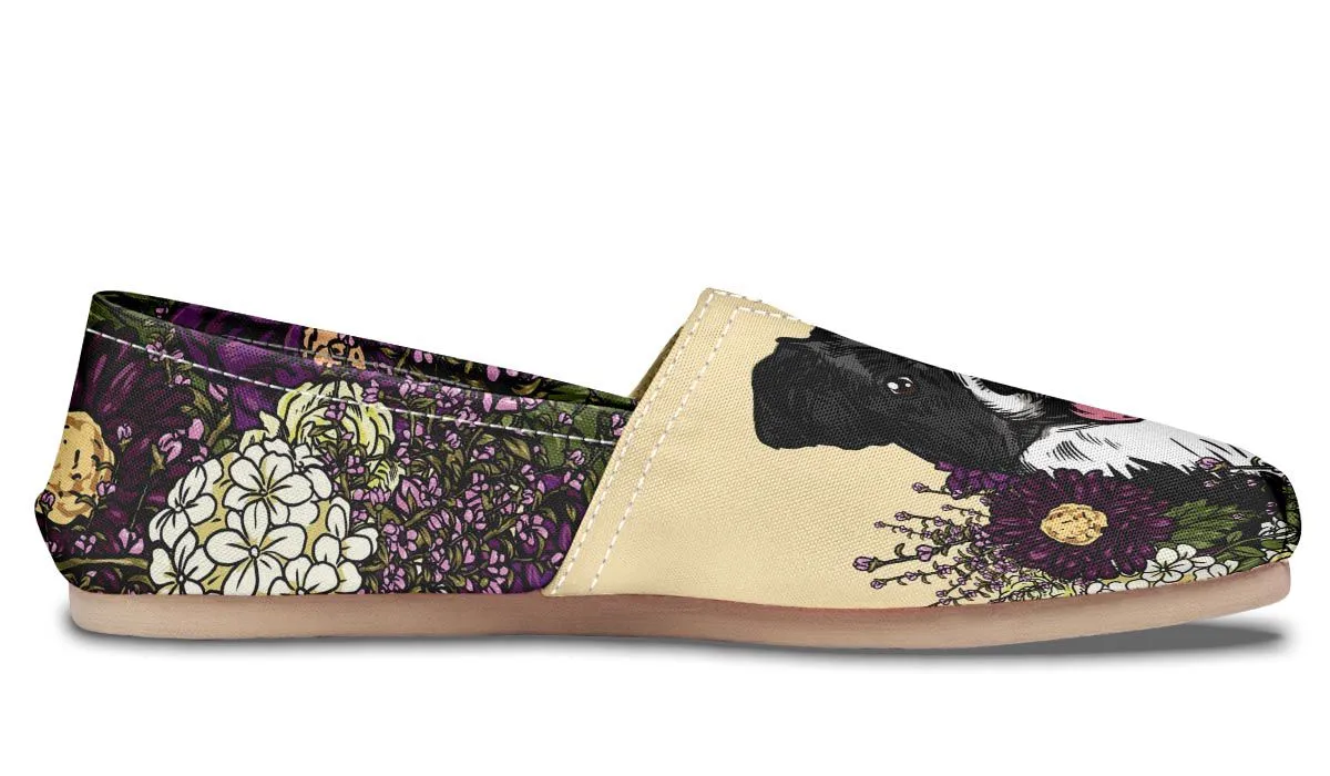 Illustrated Border Collie Casual Shoes