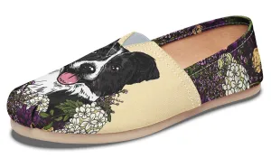 Illustrated Border Collie Casual Shoes