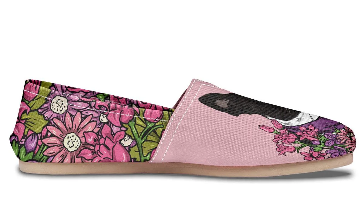 Illustrated Boston Terrier Casual Shoes