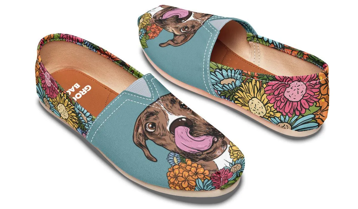 Illustrated Boxer Casual Shoes