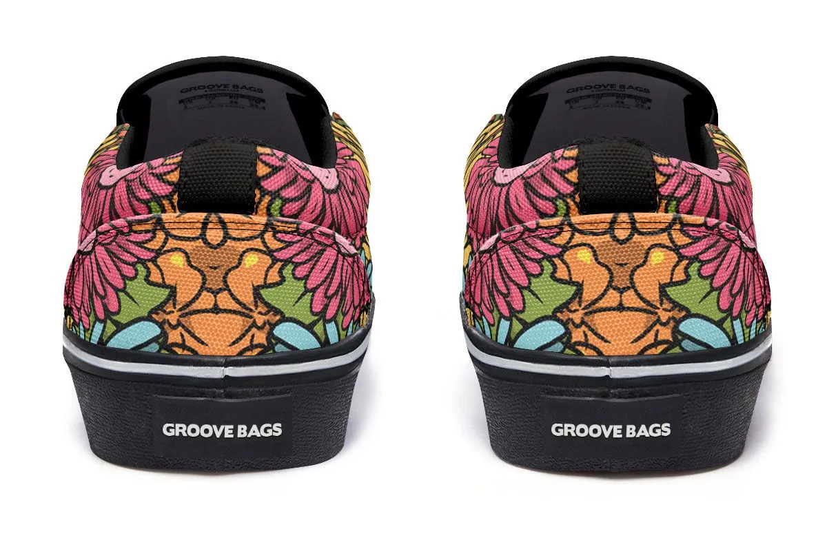 Illustrated Boxer Slip-On Shoes
