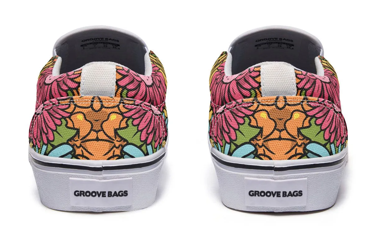 Illustrated Boxer Slip-On Shoes