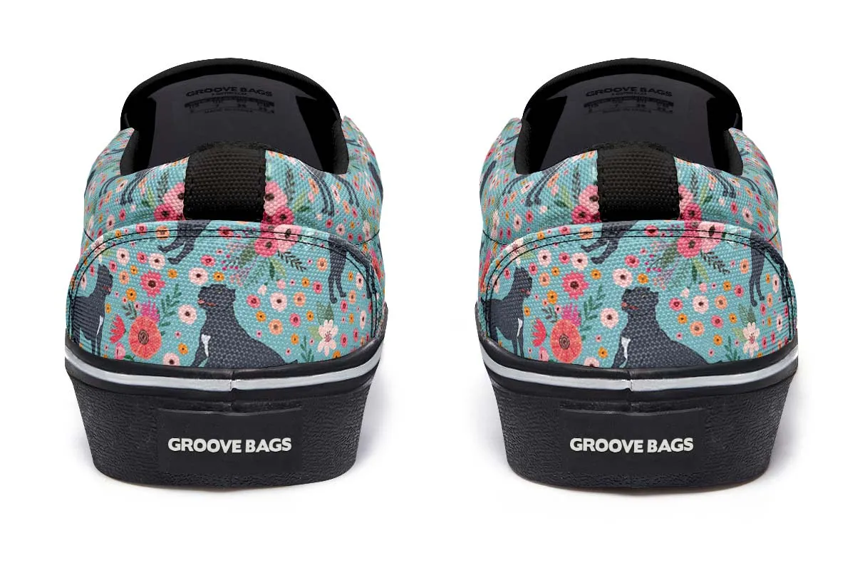 Illustrated Cane Corso Slip-On Shoes