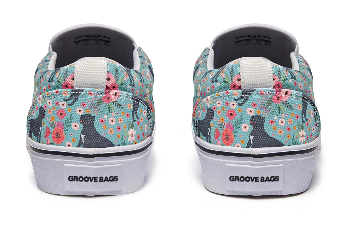 Illustrated Cane Corso Slip-On Shoes
