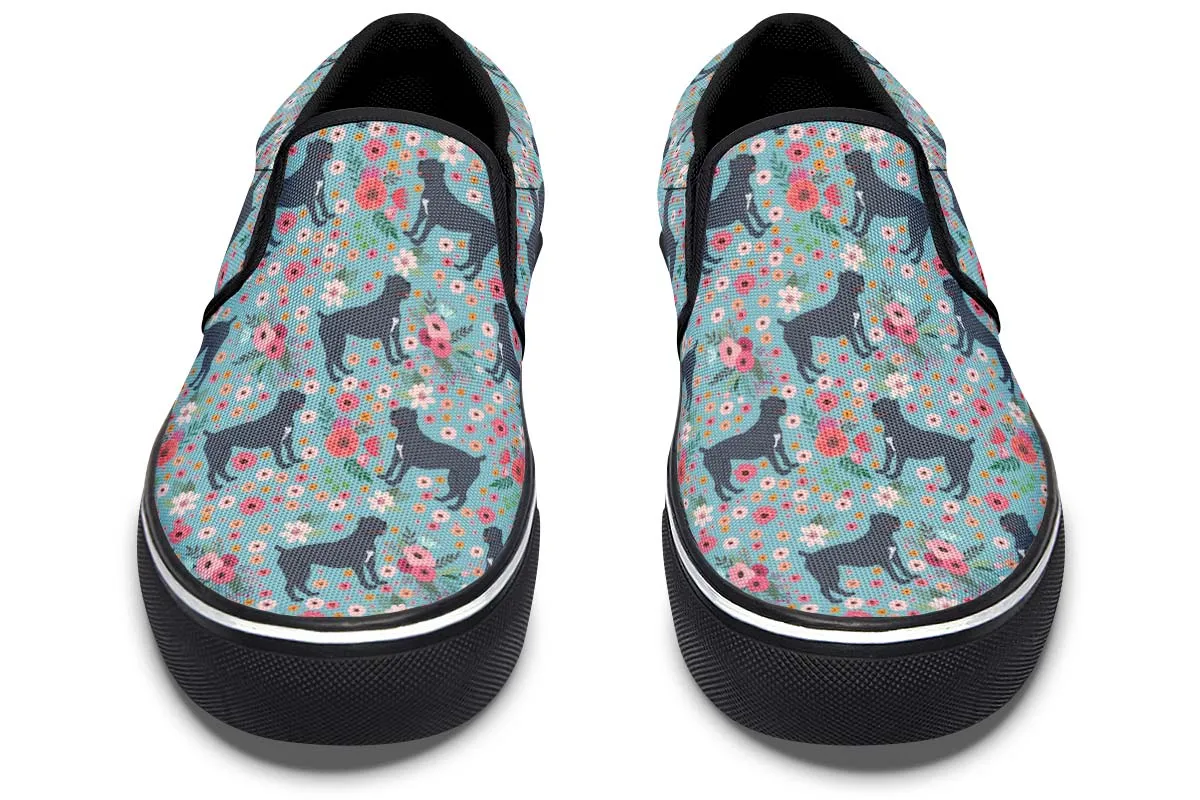 Illustrated Cane Corso Slip-On Shoes
