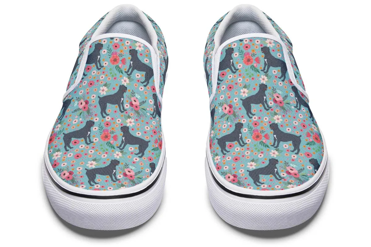Illustrated Cane Corso Slip-On Shoes