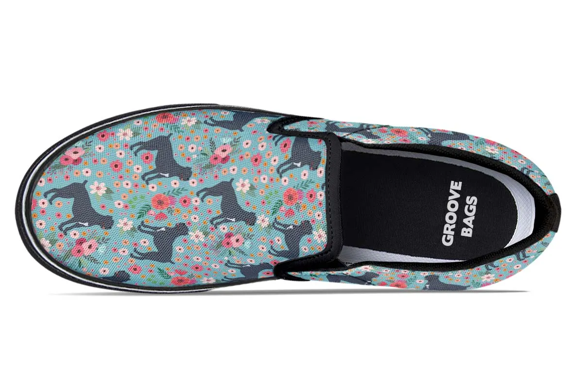 Illustrated Cane Corso Slip-On Shoes