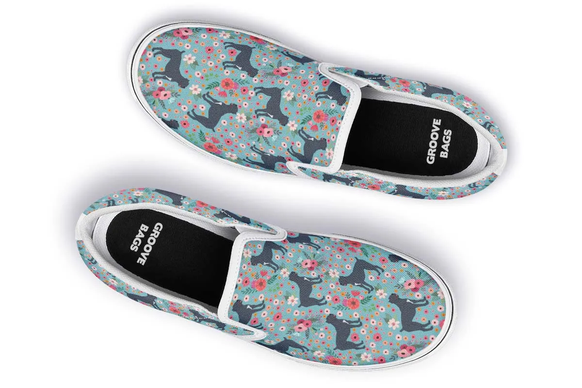 Illustrated Cane Corso Slip-On Shoes
