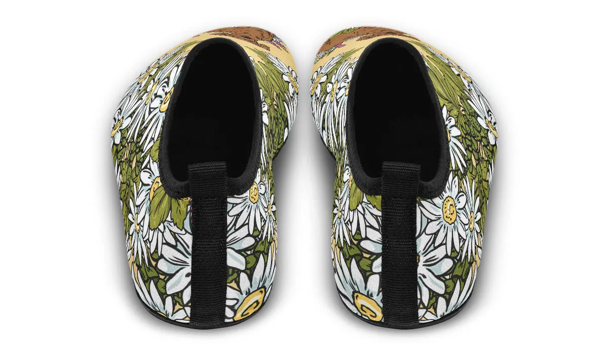 Illustrated Dachshund Aqua Barefoot Shoes