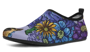Illustrated German Shepherd Aqua Barefoot Shoes
