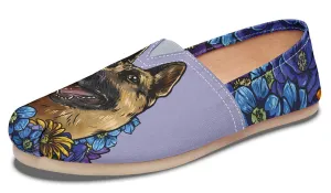 Illustrated German Shepherd Casual Shoes