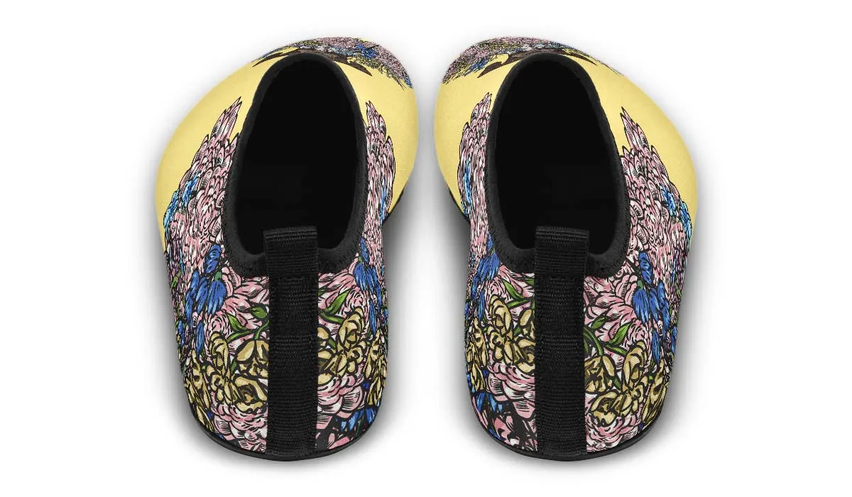 Illustrated German Shorthaired Pointer Aqua Barefoot Shoes