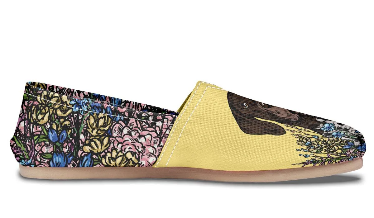 Illustrated German Shorthaired Pointer Casual Shoes