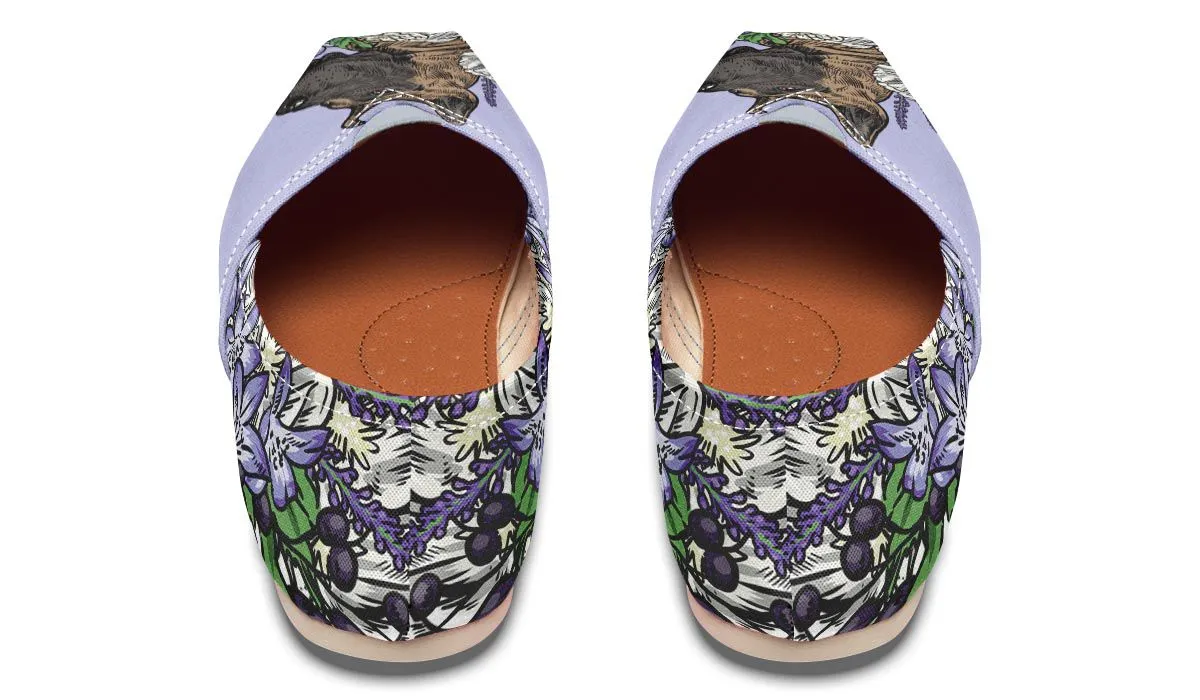 Illustrated Great Dane Casual Shoes