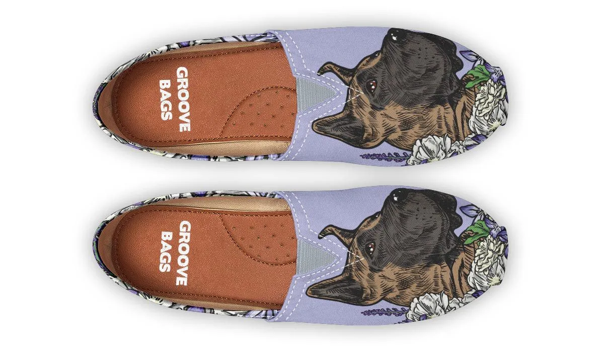 Illustrated Great Dane Casual Shoes