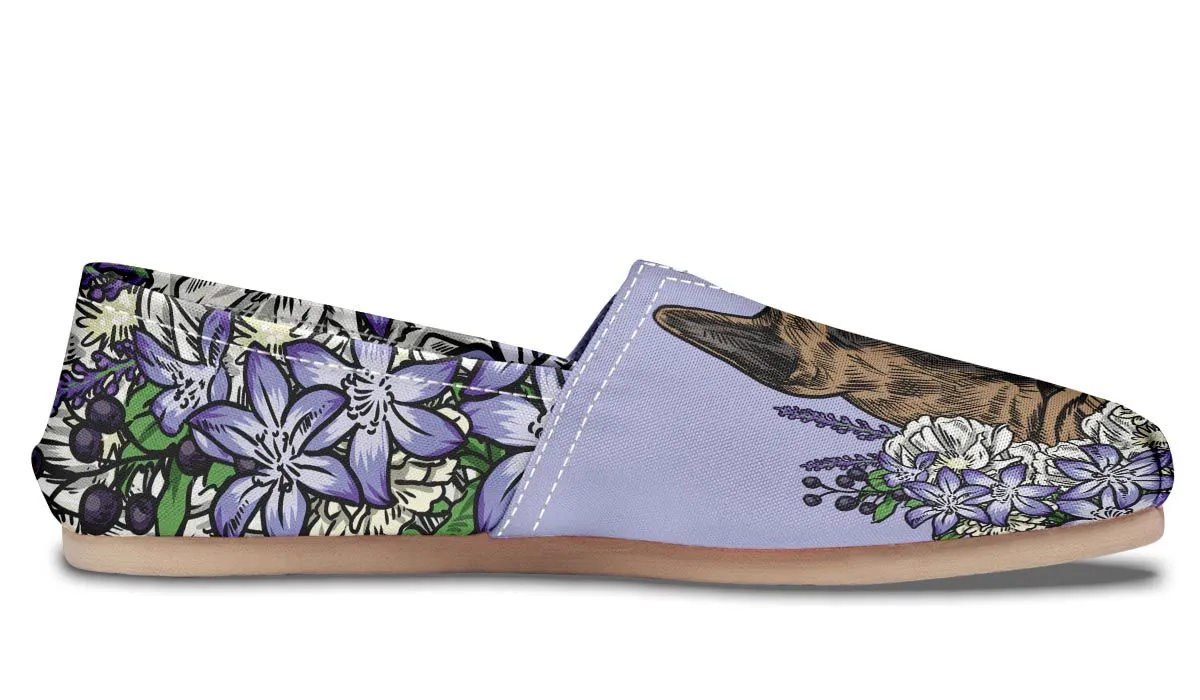Illustrated Great Dane Casual Shoes
