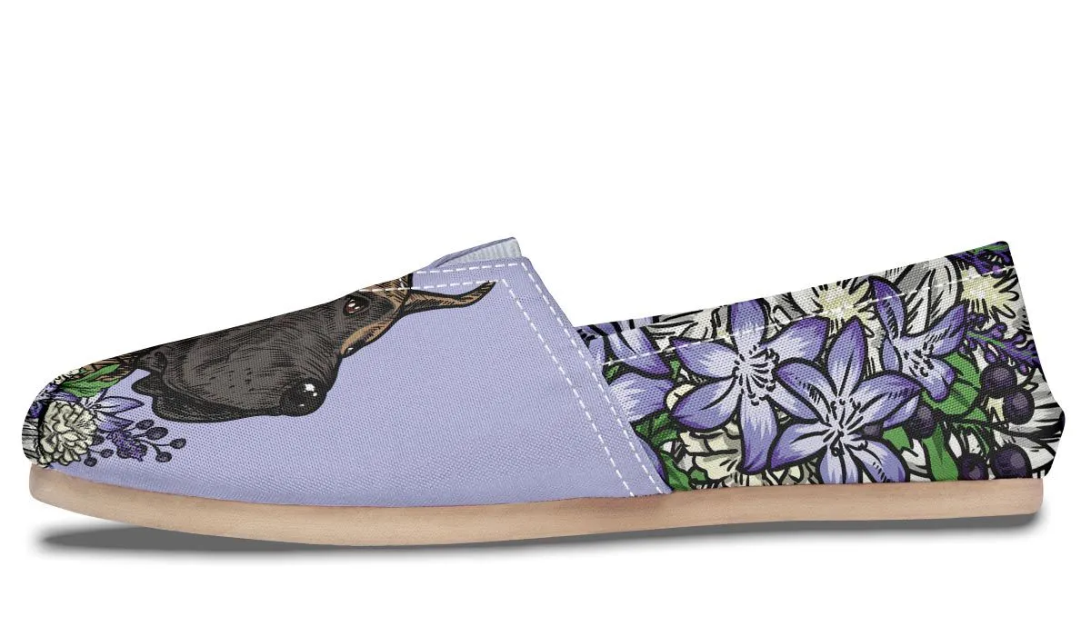 Illustrated Great Dane Casual Shoes