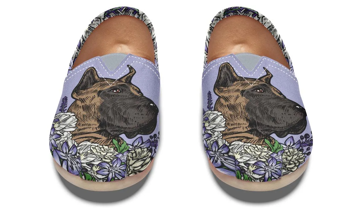 Illustrated Great Dane Casual Shoes