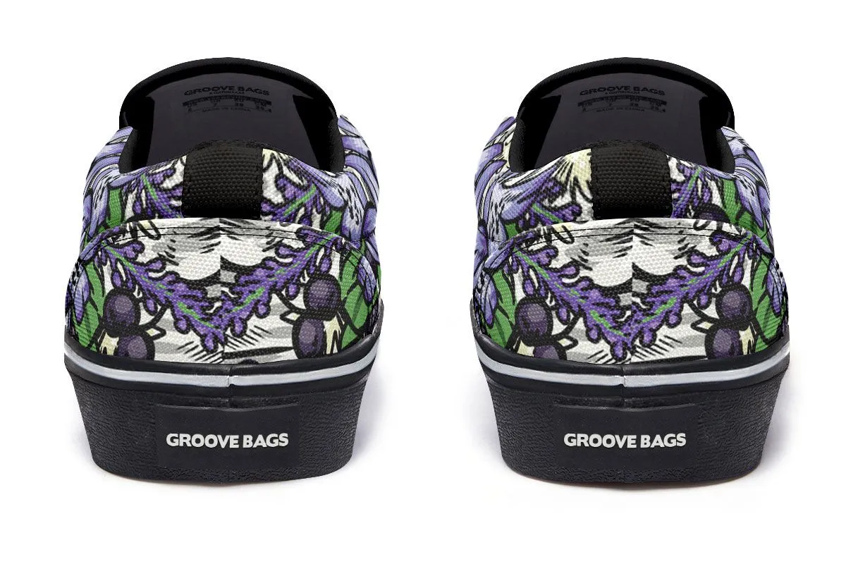 Illustrated Great Dane Slip-On Shoes