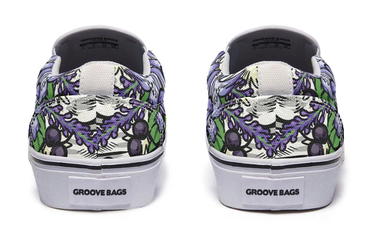 Illustrated Great Dane Slip-On Shoes