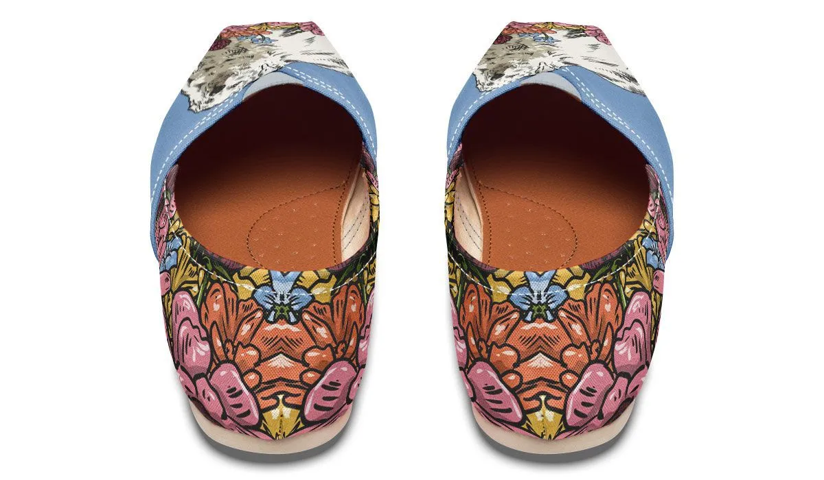 Illustrated Great Pyrenees Casual Shoes