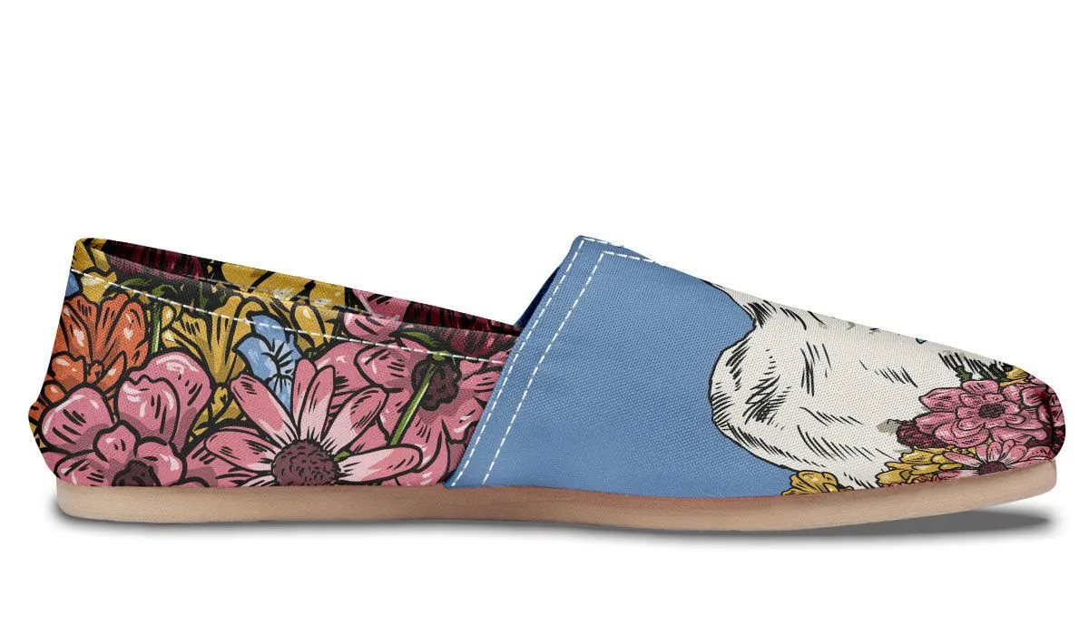 Illustrated Great Pyrenees Casual Shoes