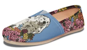 Illustrated Great Pyrenees Casual Shoes