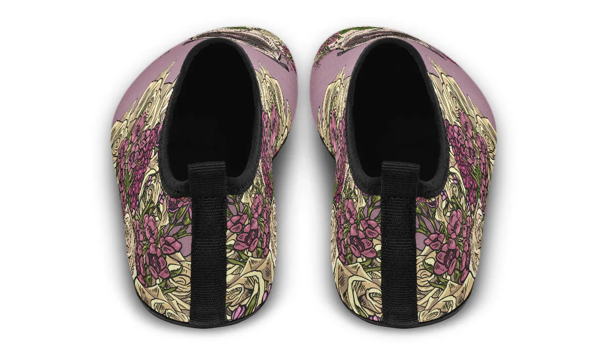 Illustrated Pug Aqua Barefoot Shoes