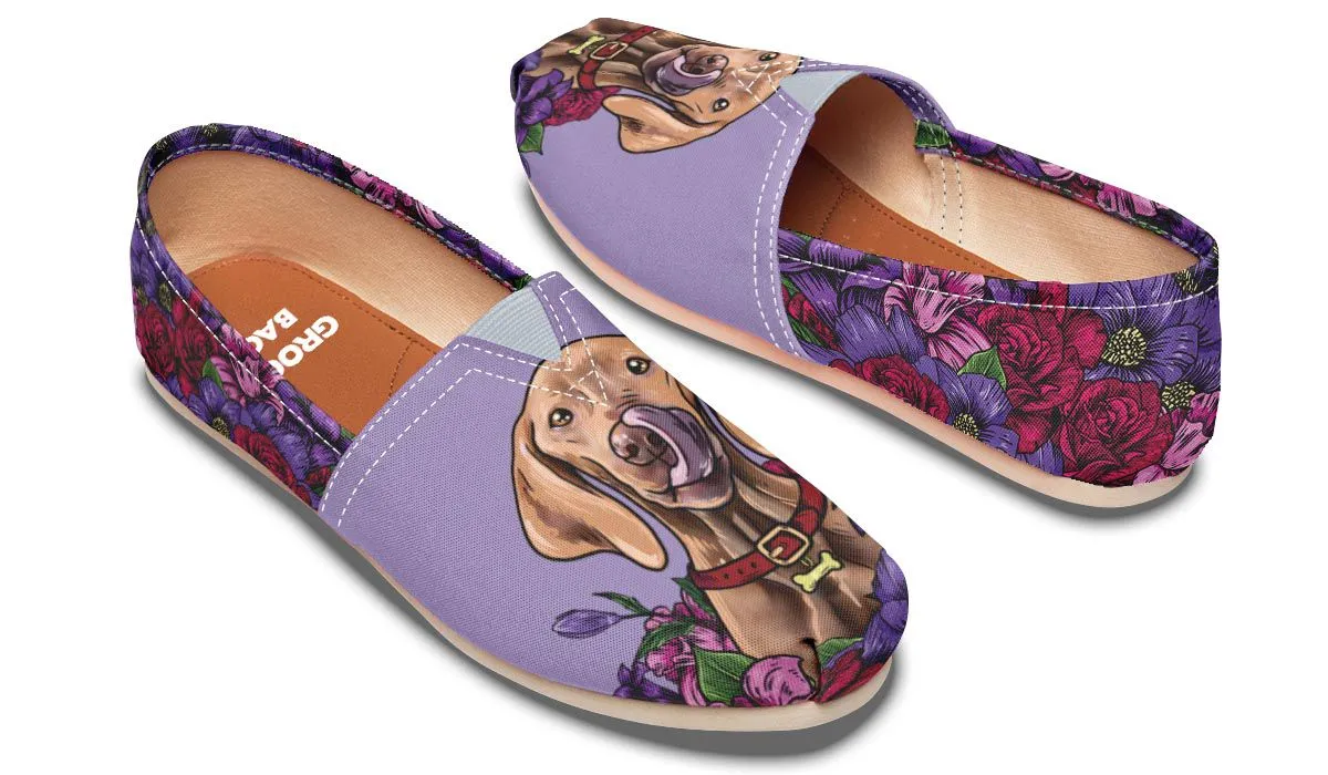 Illustrated Vizsla Casual Shoes