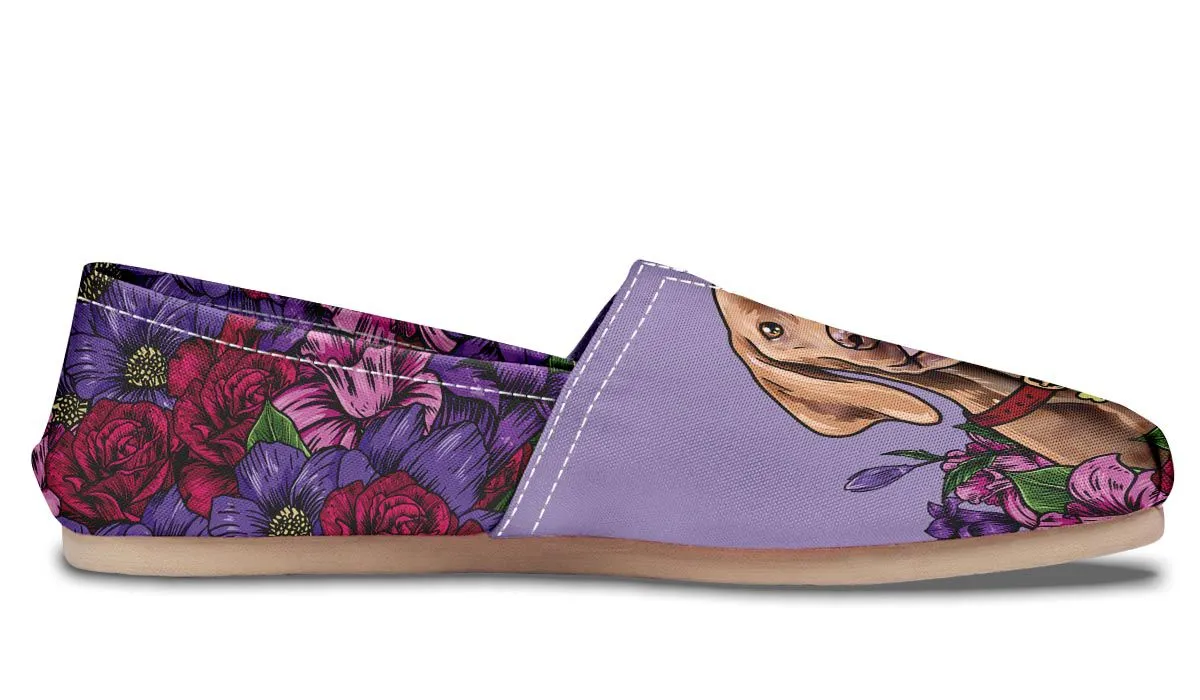 Illustrated Vizsla Casual Shoes