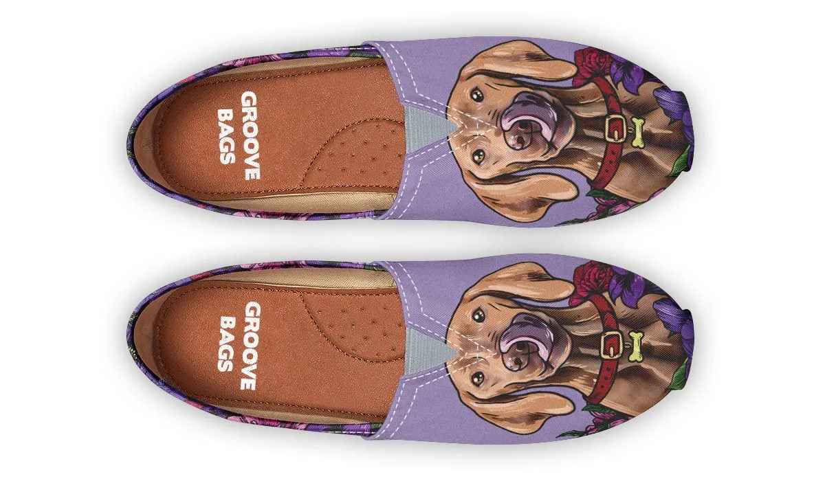 Illustrated Vizsla Casual Shoes