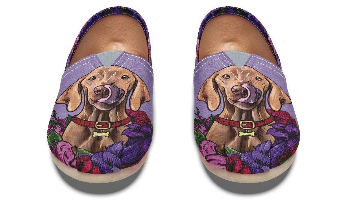 Illustrated Vizsla Casual Shoes