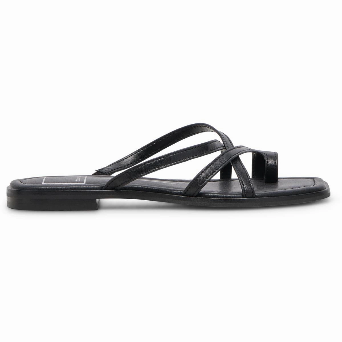 Indigo Womens Toe Loop Leather Flip-Flops